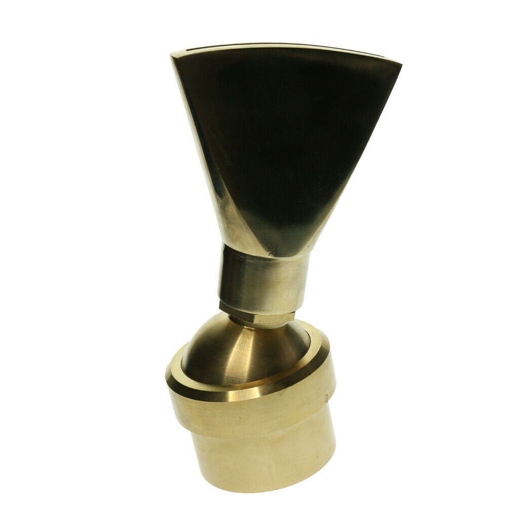 1pc Brass Fan Shape Garden Fountain Nozzle Spray Sprinkler Head 1 1/2