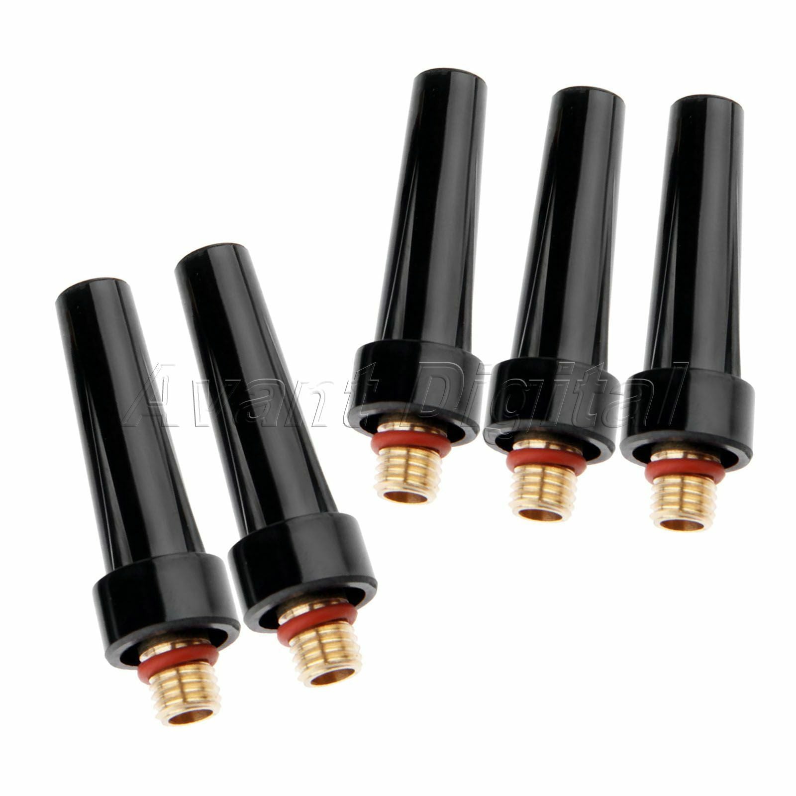 5pcs TIG Cuting Kit 41V35 Medium Back Cup for Tig Welding Torch WP-9 WP-20 WP-25