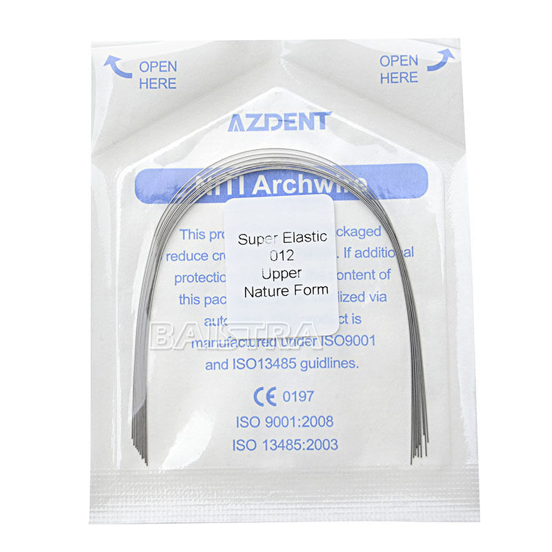 1000X AZDENT Dental Orthodontic Super Elastic Niti Arch Wire Round Natural Form