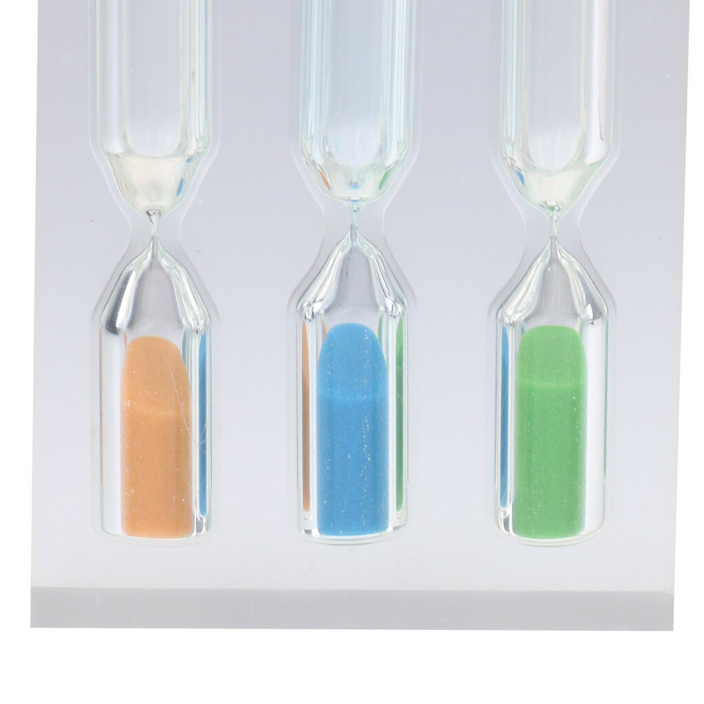 Acrylic Tea/Coffee Timer Three-In-One 3-4-5 Min Sandglass Hourglass Gifts