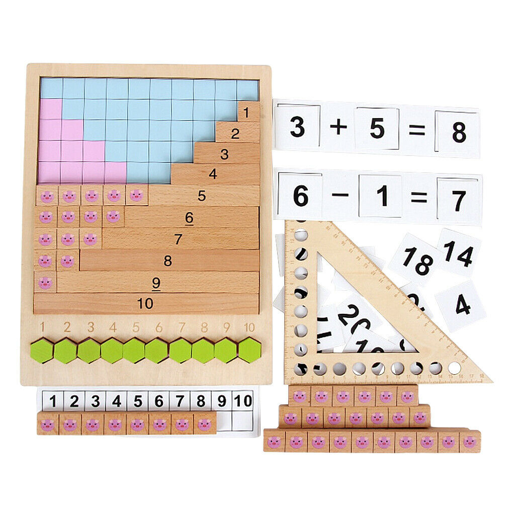 Kids Montessori Mathematics Toys Math Skills Teaching Material Festival Gift