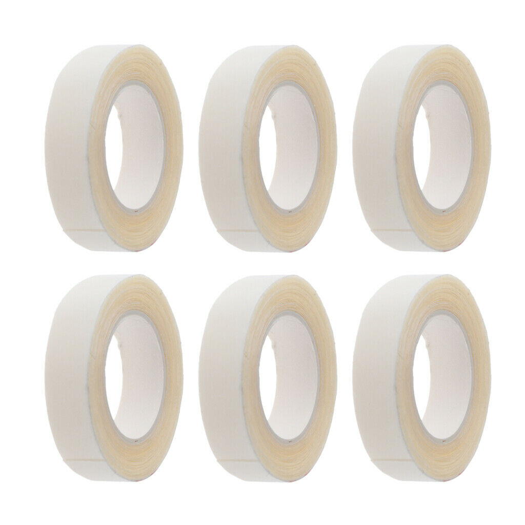 6 Rolls 300cm White Double Sided Hairpiece Tape Toupee Tape Heat Resistant