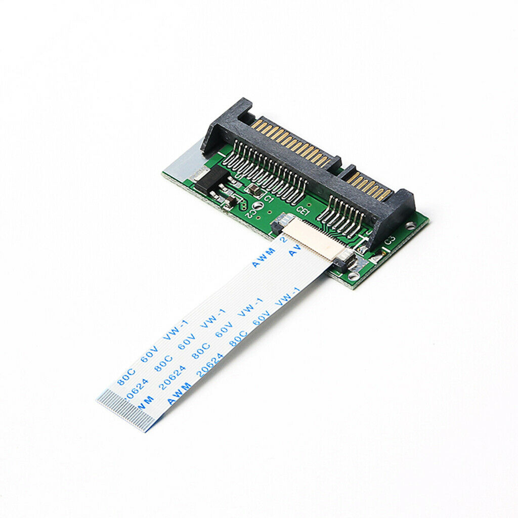 1.8" ZIF LIF CE SSD HDD to 2.5inch SATA 7+15 Pin Converter Card with Cable