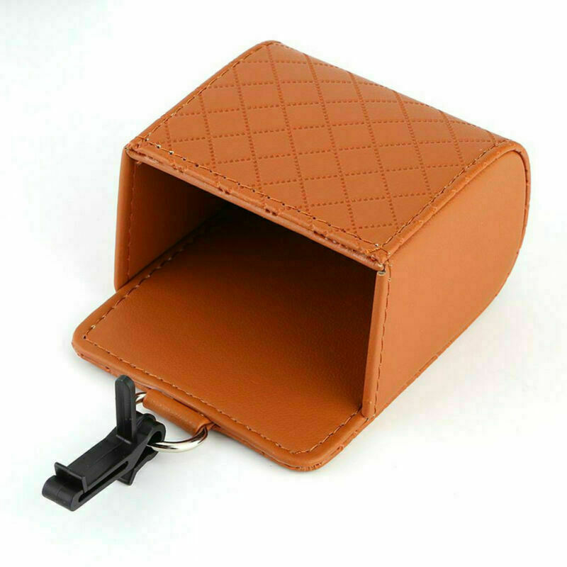 Car Seat PU Back Tidy Storage Box Coin Bag Organizer Pocket Hanging Holder Pouch