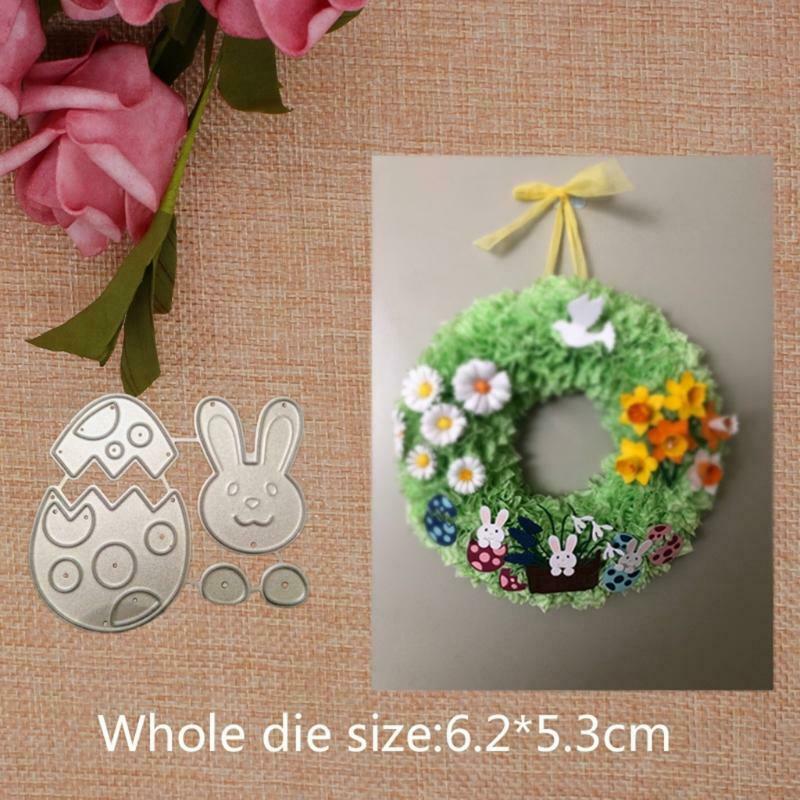 Easter Bunny Metal Cutting Dies Stencil Scrapbooking DIY Album Stamp Paper Card