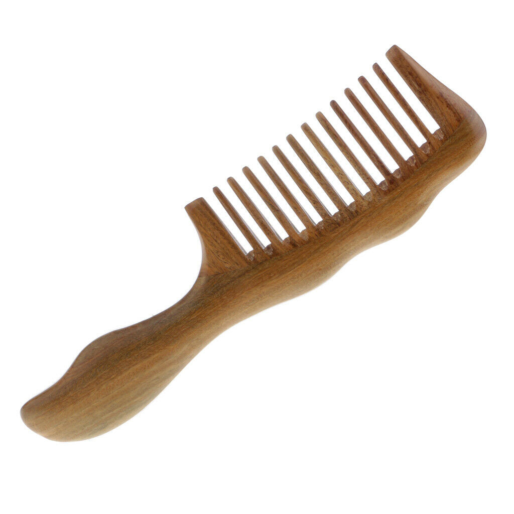 Portable Wooden Hanging Mirror Hand Mirror Professional Hairdressing Comb Hair