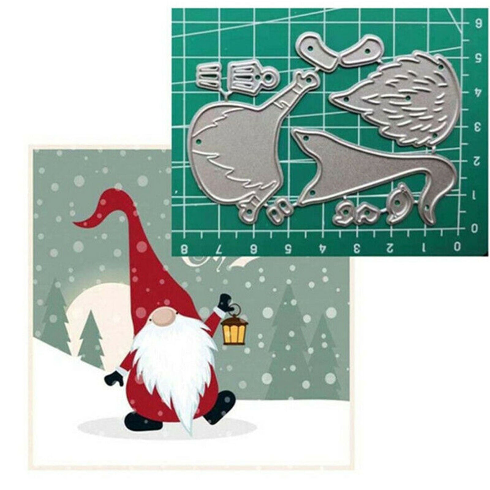 Stamping Template Santa Claus Wedding Christmas Easter Birthday Card Album