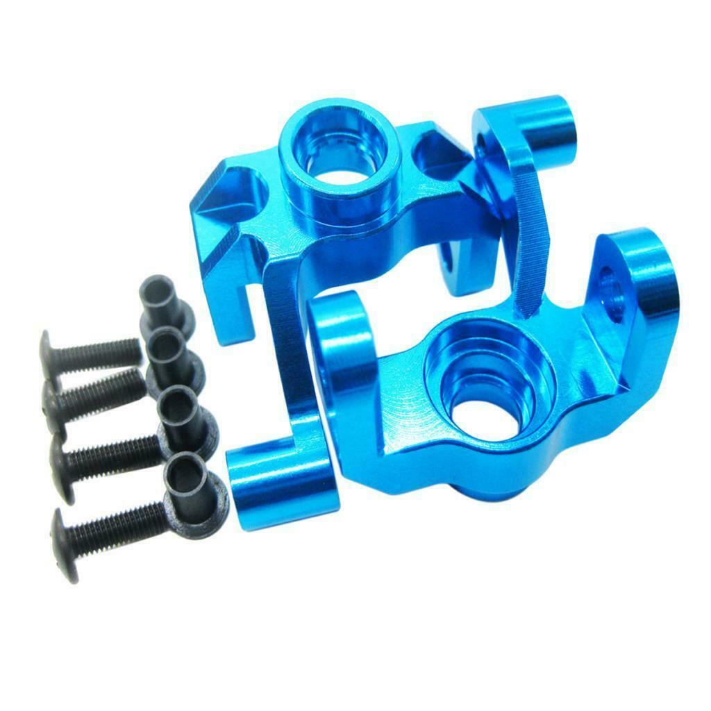 RC Steering Hub Carrier(L/R) Fit WLtoys 1/12 12428 12423  12429  FY03 Blue