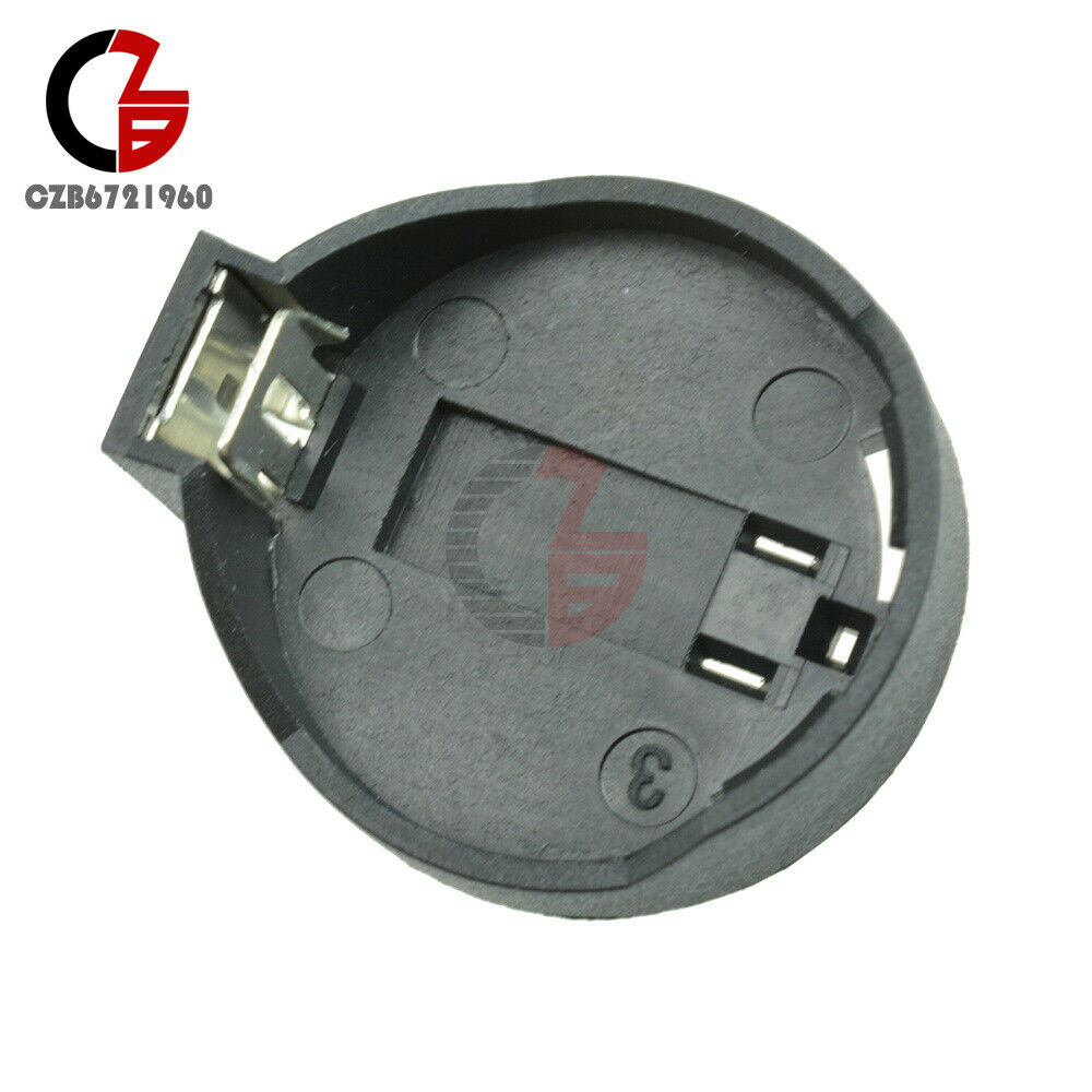 20PCS 20mm CR2025 CR2032 Button Coin 3V Cell Battery Holder Socket Box Case