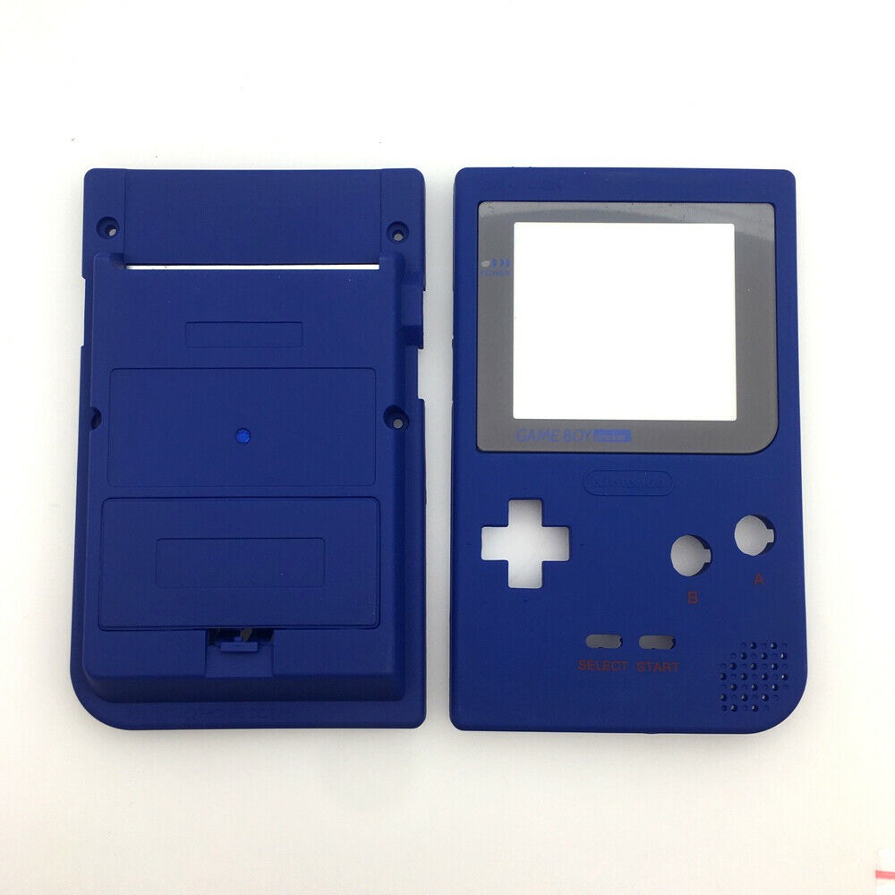 New BLUE Frosted plastic Housing Case Cover Sets for Game Boy Pocket GBP Shell