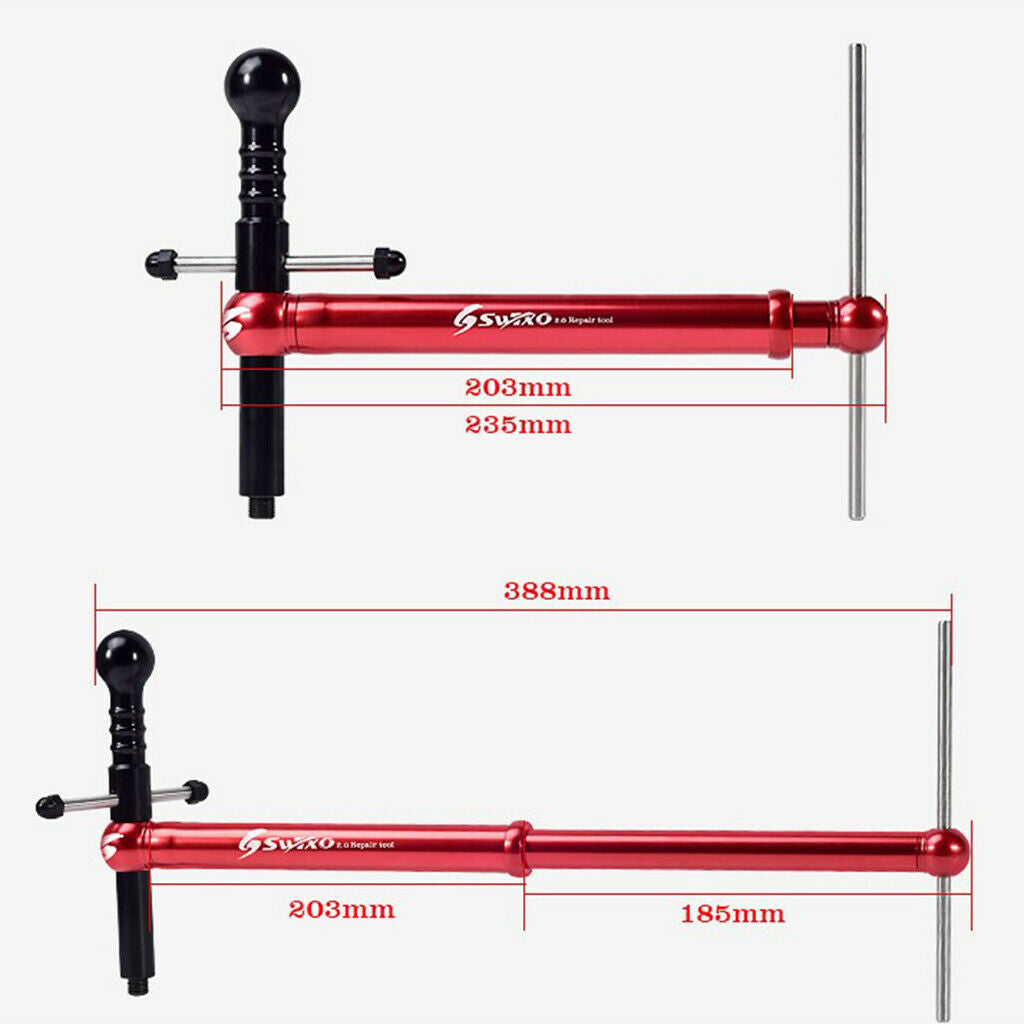 Deluxe Bike Derailleur Hanger Gauge Rotatable Bicycle Alignment Tool Road