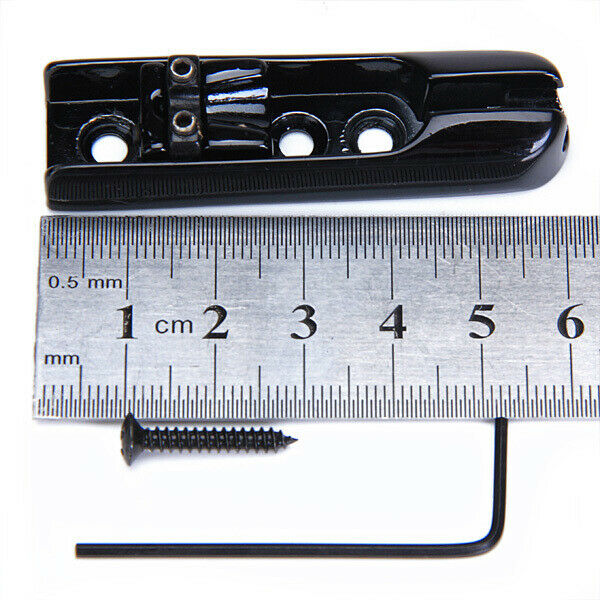 Set Of 5 Individual Bass Bridges For 5-string Bass Black Mounting Screws