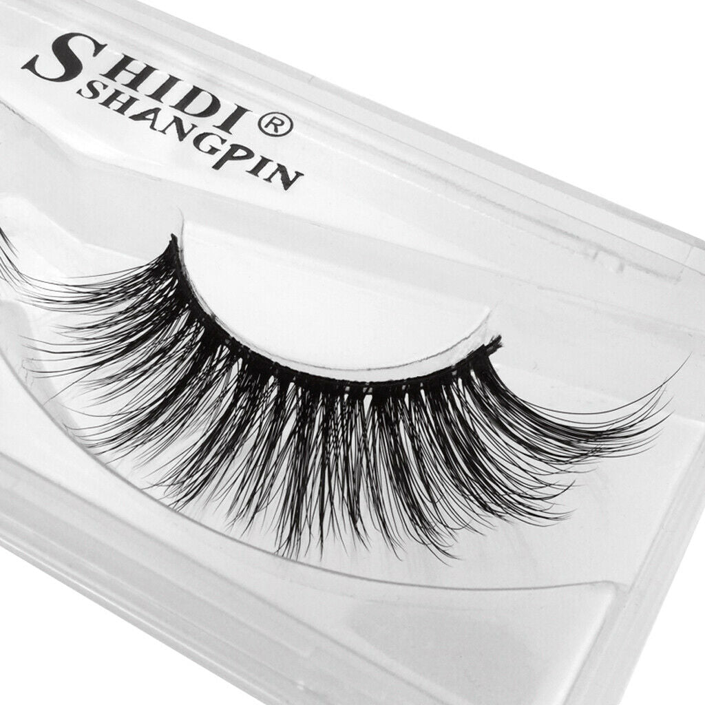 1 Pairs Beauty Natural Makeup Handmade Messy Style Long False Eye Lashes #33