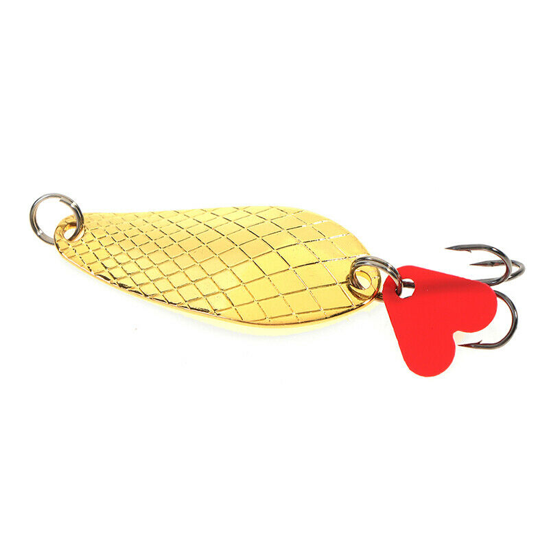 2pcs/lot Fishing Spoon Lure Set Hard Bait Spinner Fishing Lure Fishing Tackl KX