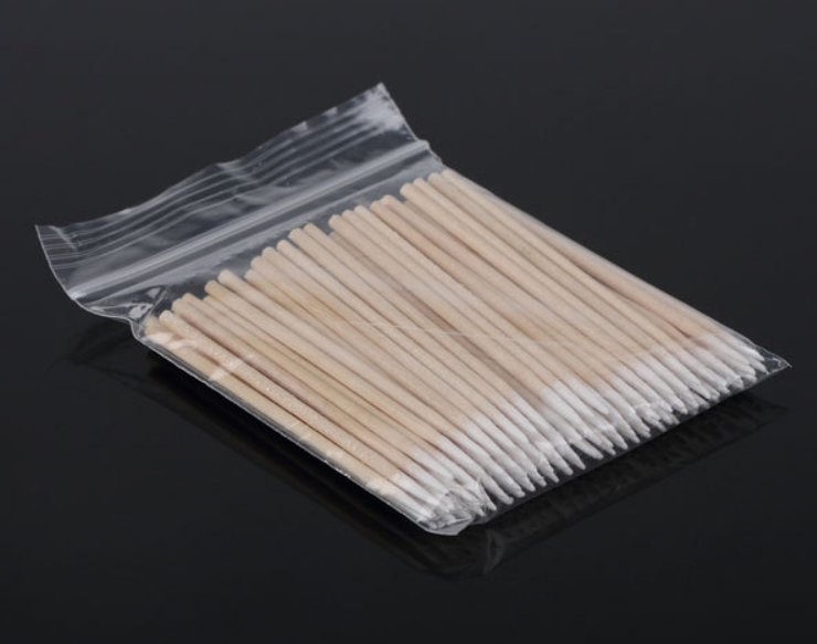 100pcs Microblading Tattoo Supply Cotton Swabs Pointed Q-Tip Makeup Applicator