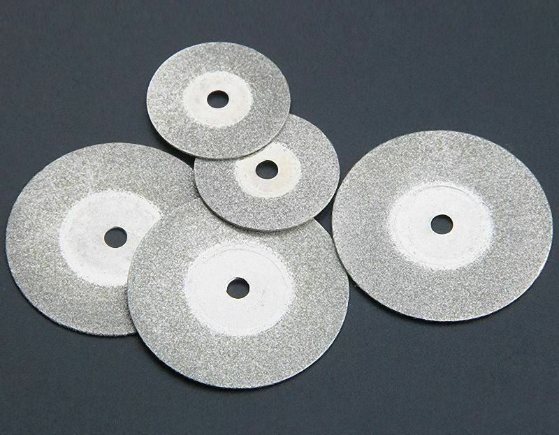 5Pcs 20-50mm Diamond Cutting Wheel Rotary Tools With arbor Set