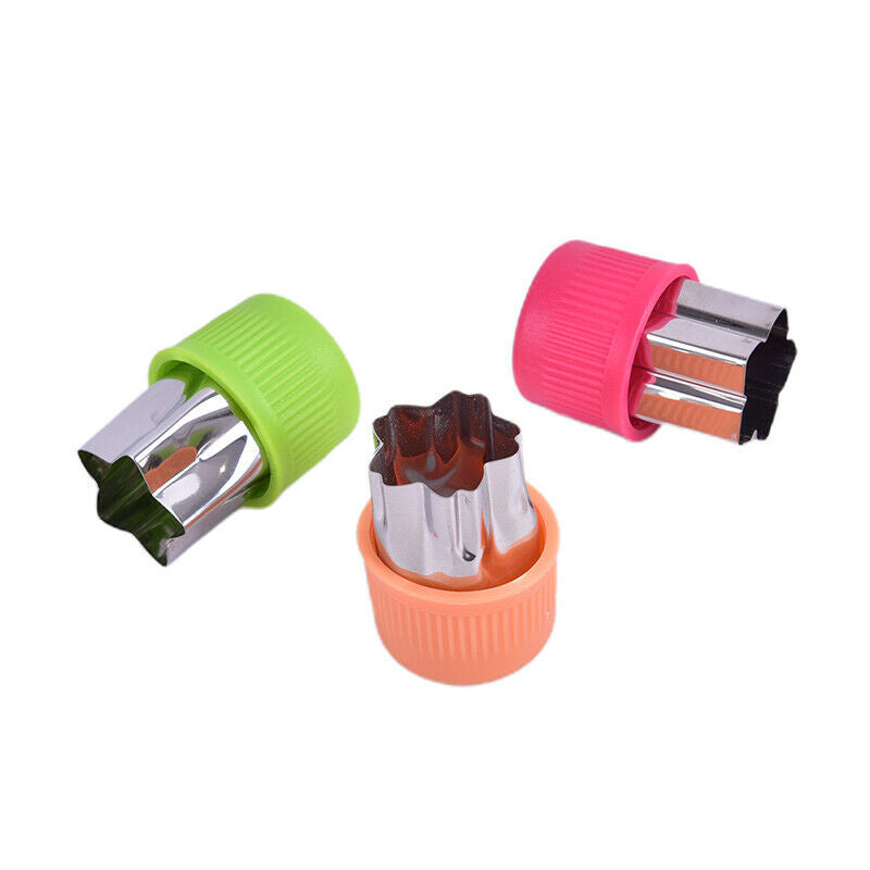 3pcs/Set Stainless Steel Cookie Mold Vegetable Fruit Shape Cutters Kitche.l8