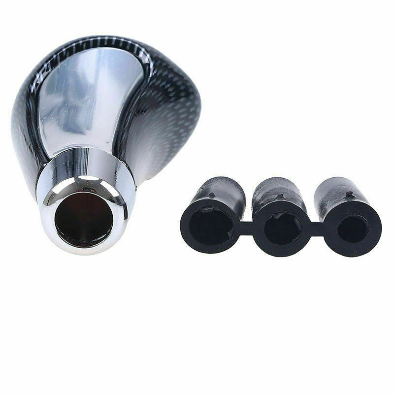 5 Speed Carbon Fiber Style Manual Gear Stick Shift Knob Shifter Lever Universal