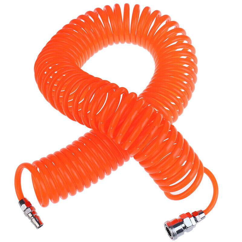15m Polyurethane PU Air Compressor Hose Tube Pneumatic Hose Spring Air Pipe WF
