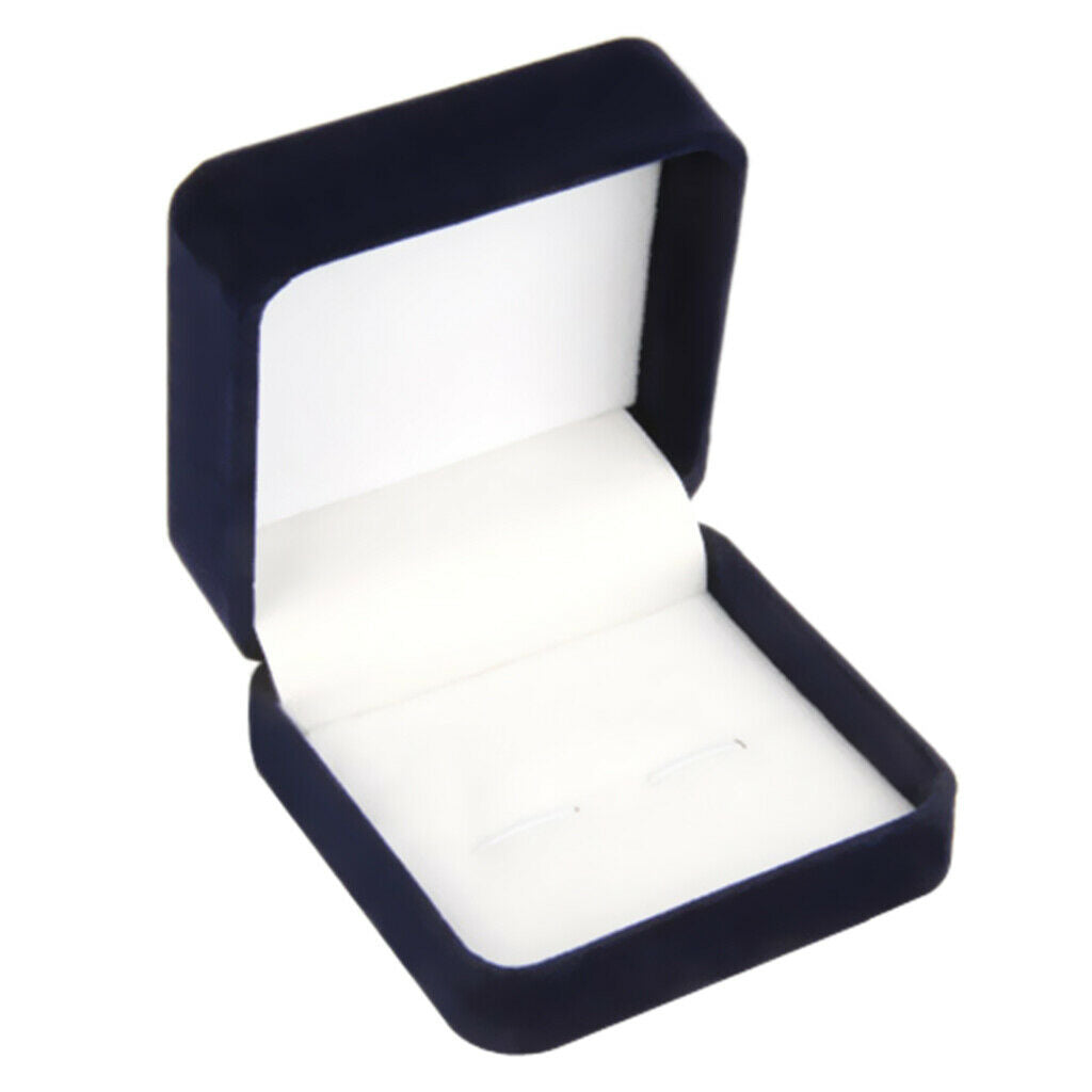 Velvet Interior Cufflink Cuff Holder Links Storage Gift Box Jewelry Display