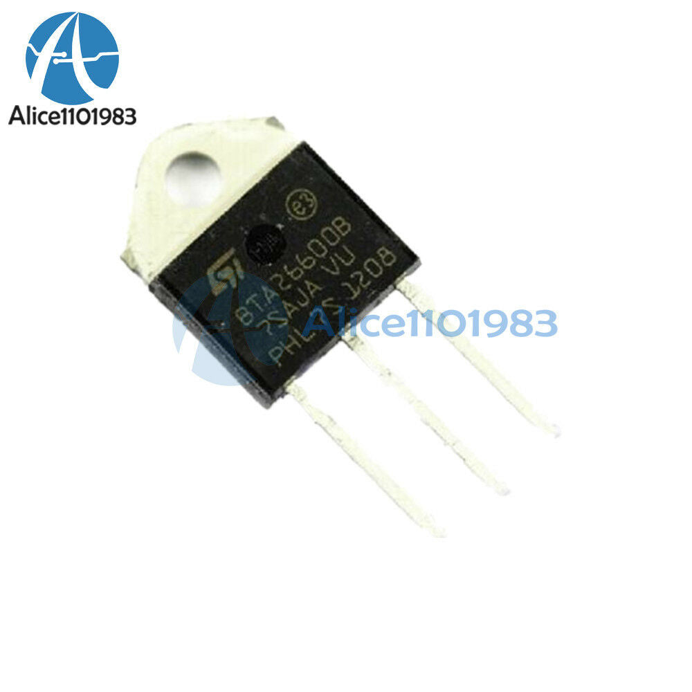2PCS BTA26-600B TRIAC BTA26600B STM TOP-3L IC