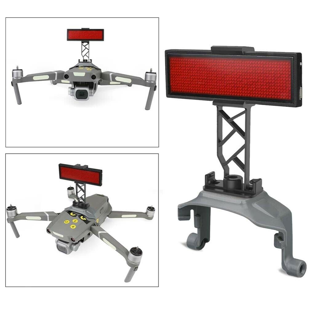 For DJI Mavic 2  Accs LED Screen Board DIY Advertising Display Set