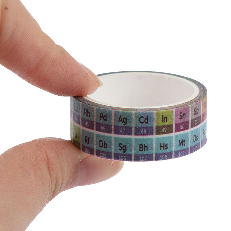 15mm*5m periodic table of the elements adhesive tape DIY scrapbooking sti.l8