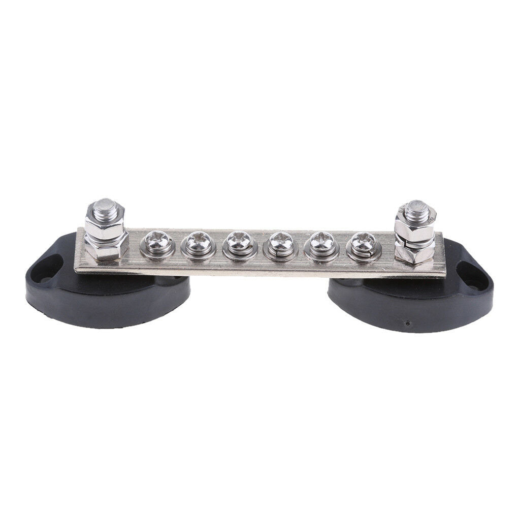 New Boat Marine Stainless Steel Bus-Bar Electrical Terminal Junction 6P 100A