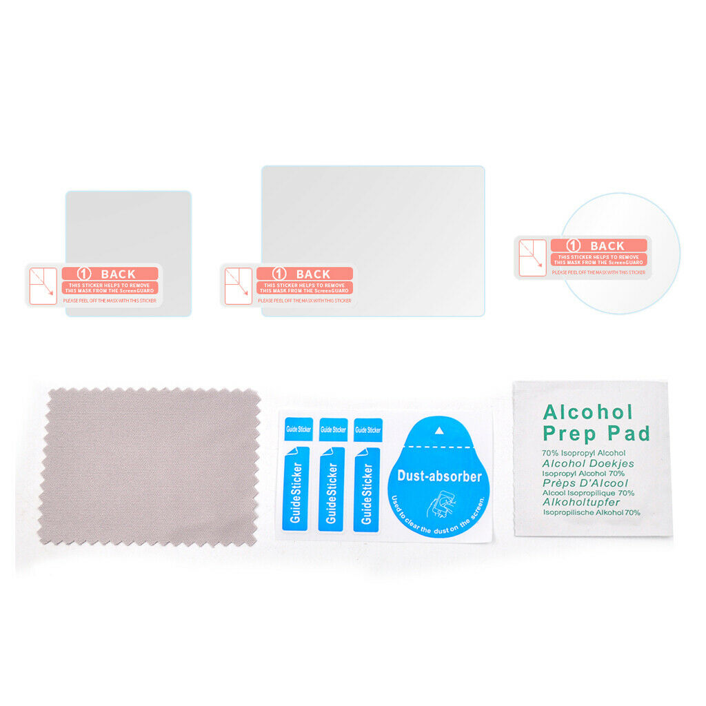 3 Pieces Tempered Glass Camera Lens Protector Fiberglass High Protective Film