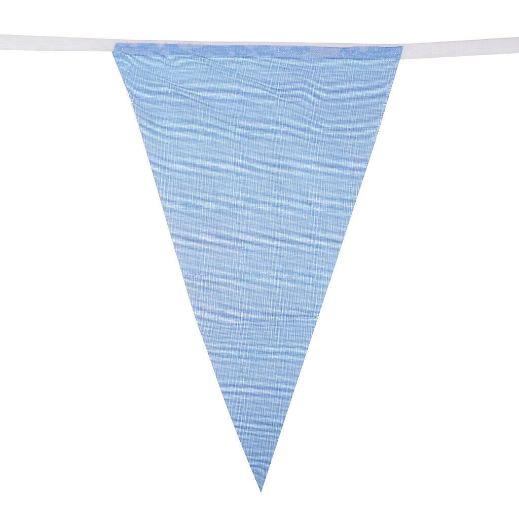 100Pcs Pennant Flag 18x28cm String Bunting Banner 38m For Xmas Party Decors