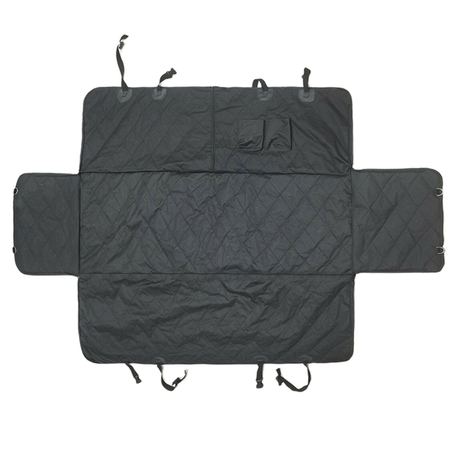 Premium Dog Car Seat Cover with Side Flaps Hammock Travel Van Truck Mat