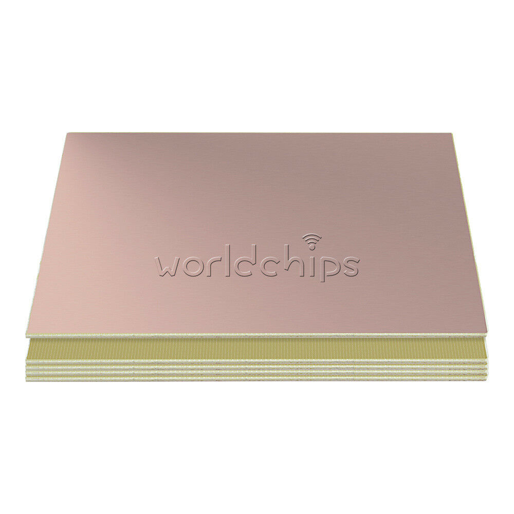 2Pcs 10cmx15cm 10*15cm Single PCB Copper Clad Laminate Board FR4