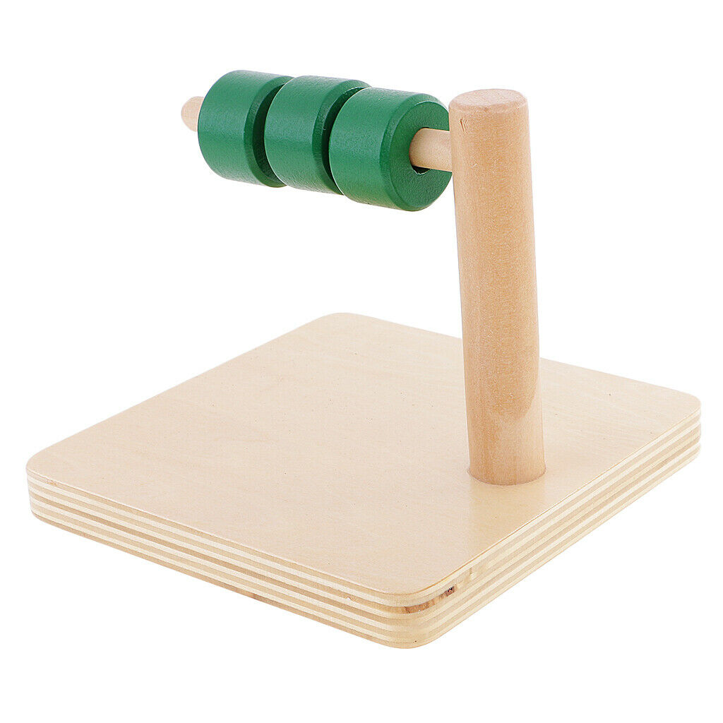 Material: cylindrical wooden toys for children
