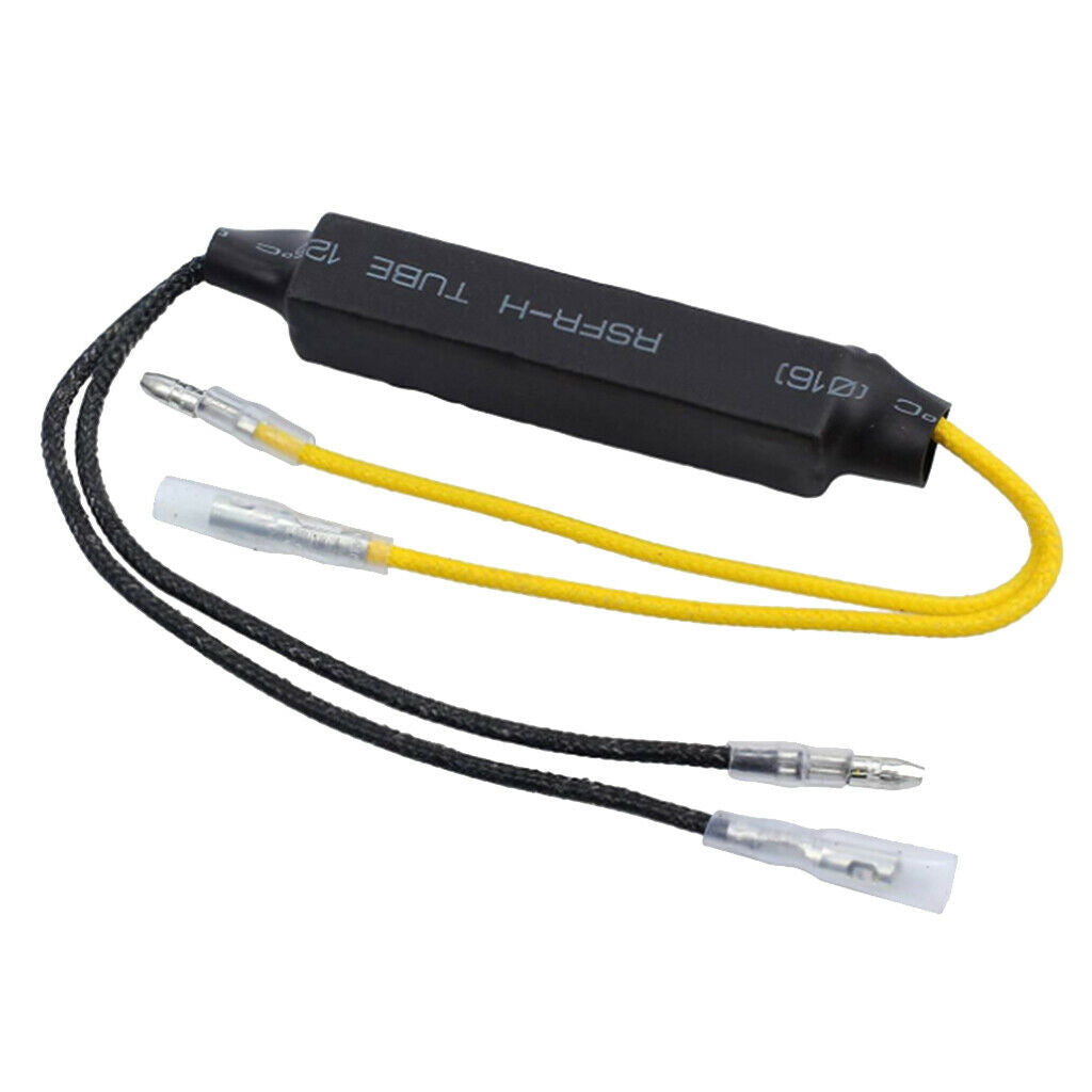 Motorcycle LED Turn Signal Indicator Bulb Flasher Relay Adaptor 27W 26ohm