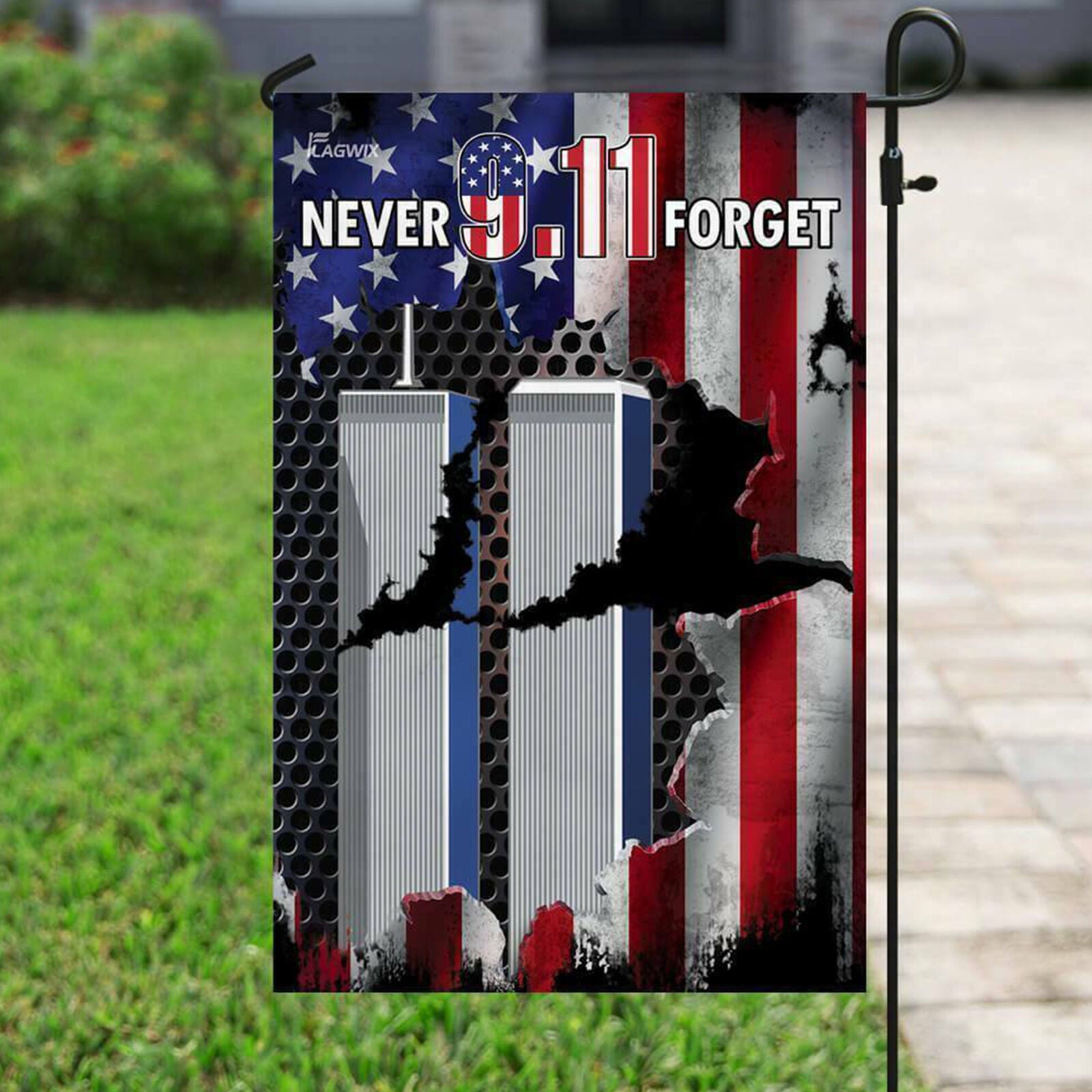 Patriot Day,September 11 Patriots Day, We Will Never Forget, Garden Flag