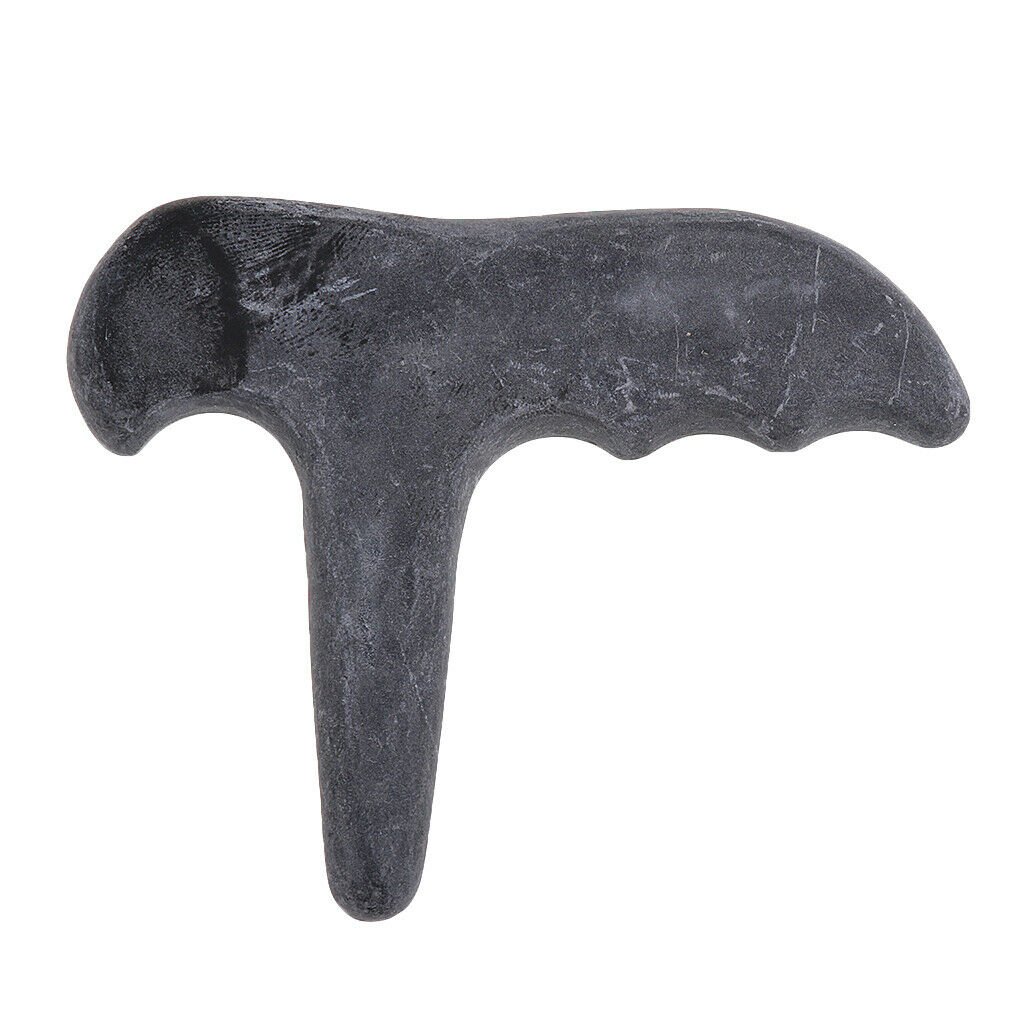 2Pcs Jade Roller Gua Sha Set For Skin Massage Stone Tool Chinese Medicine