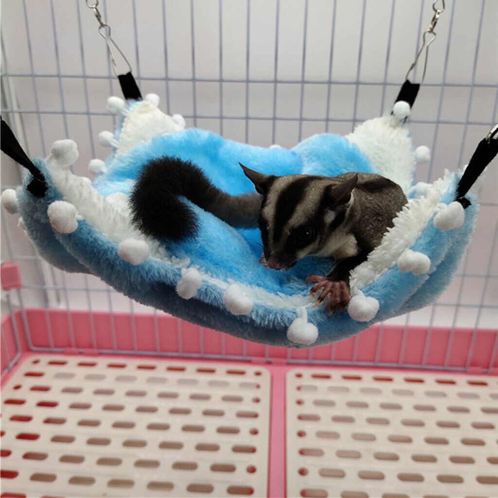 Set of 2 Small Animals Cage Hammock Hamster Sleeping Bed For Small Animals