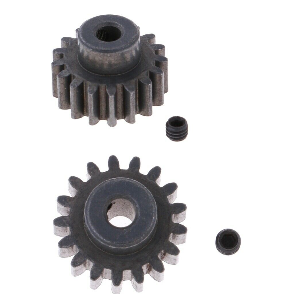 17T Metal Motor Pinion Gear for RC 1/12 Cars Modulus 0.8 Wltoys 12428 12423