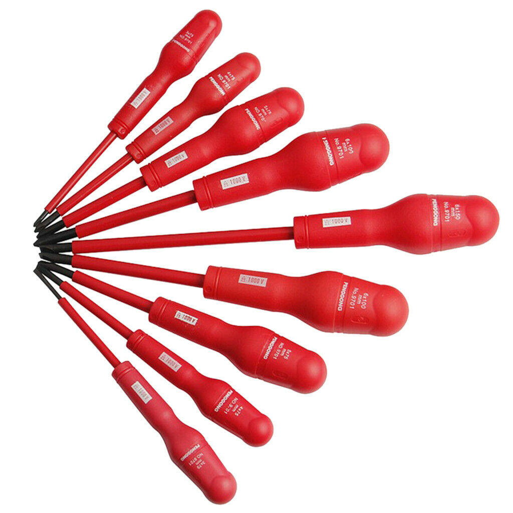 9pcs Insulated Screwdriver Set Electron  Precision Hand Tools