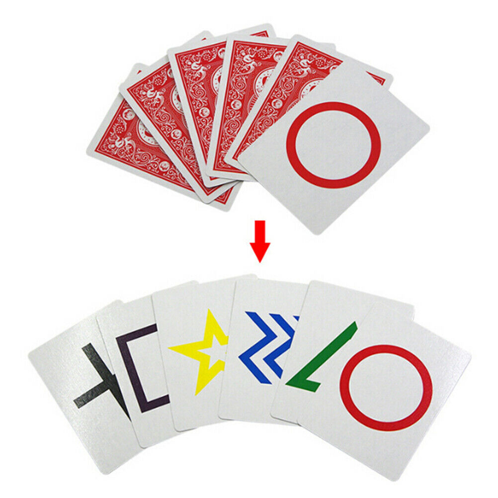 2 Sets ESP Classic Cards Group Magic Tricks  Easy To Do Children Kids MagicN Lt