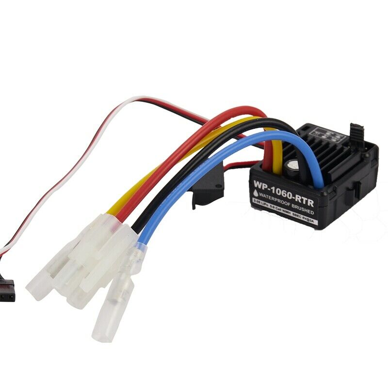 WP-1060-RTR Waterproof 2S-3S 60A Brushed ESC for 1/10 Tamiya Traxxas Redcat HPU4