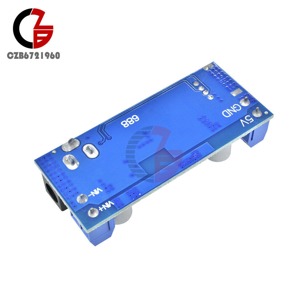 2PCS DC 24V/12V To 5V 5A Step Down Power Supply Module 9-36V 30W Buck Converter