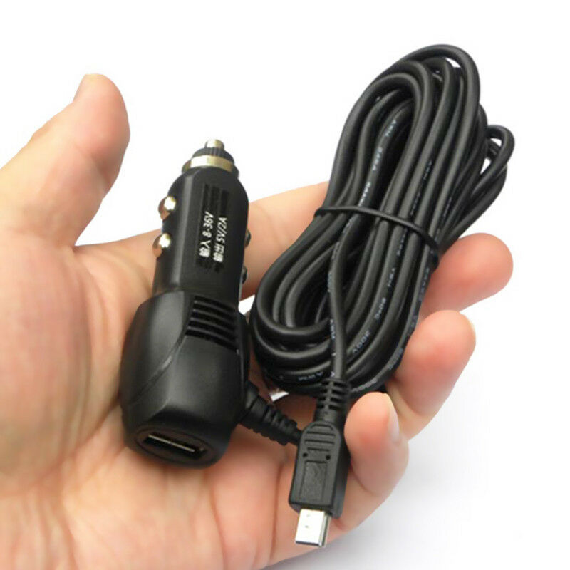 Mini USB Port5V 2A Car Charger Adapter For Car DVR Vehicle Charging 3.5mCa.l8
