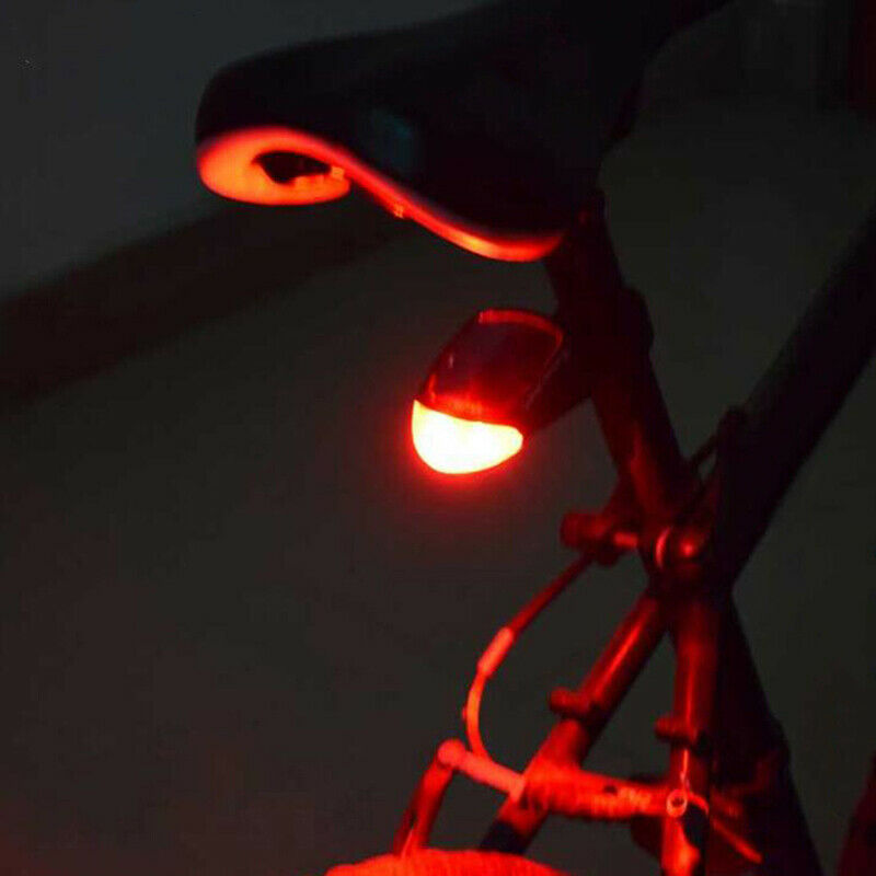 1Pc Solar Power LED Bicycle Night Cycling Safety Warning Lamp Bike AccessoriBDA