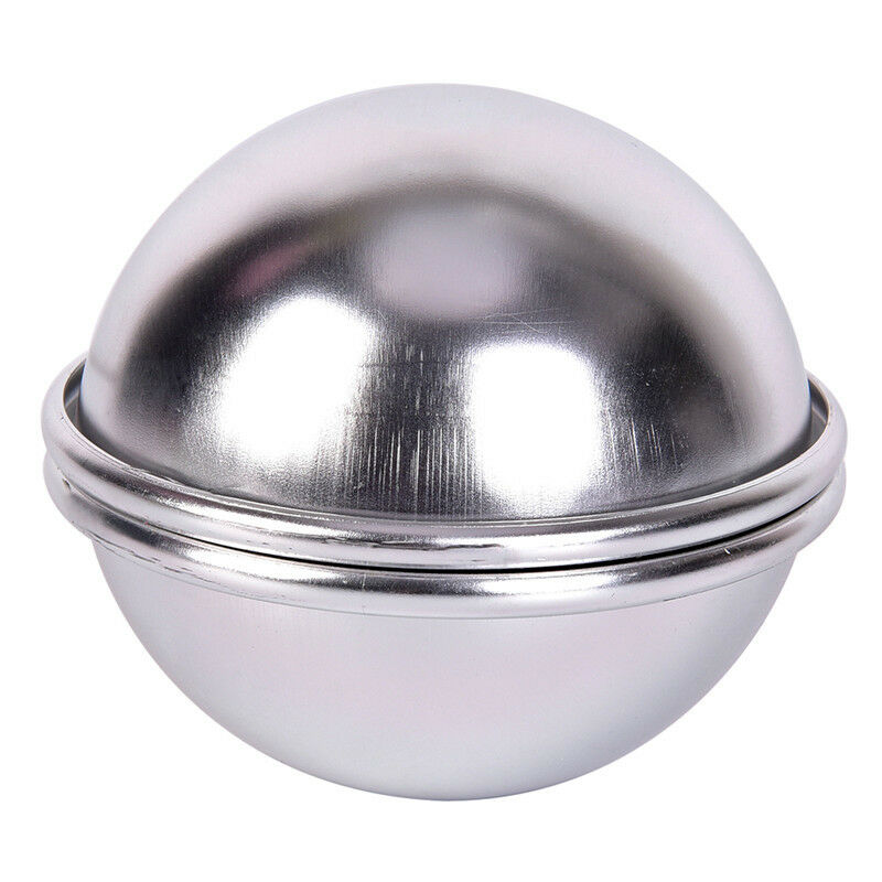 6x/3set Bath Bombs Aluminum Alloy Bath Bomb Mold Ball Shape DIY Bathing To.l8