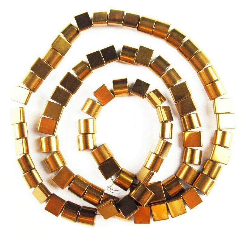 6x5x3mm Coffee Hematite Half Ellipse Pendant Loose Bead 15.5 inch 24g A-426TS