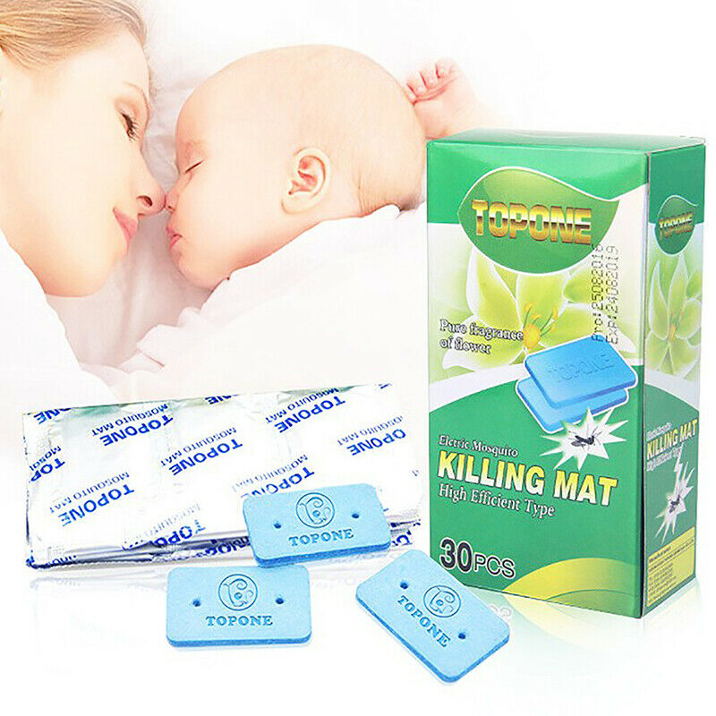 30pcs Mosquito Killer Mats Insect Bite Repellent Tablets Insect Repellent M NC