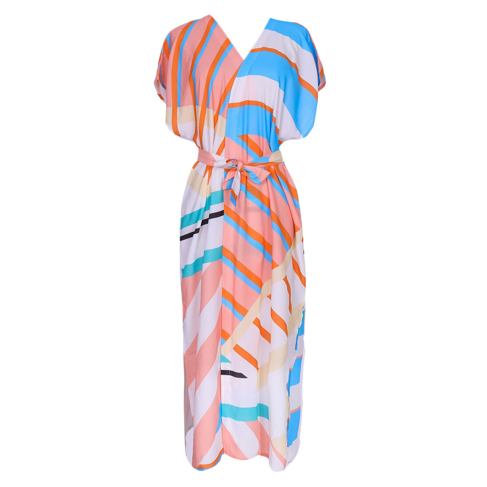 Women Beach Cover Ups Loose Sheer Kimono Cardigan Swimwear Wrap Blouse Tops