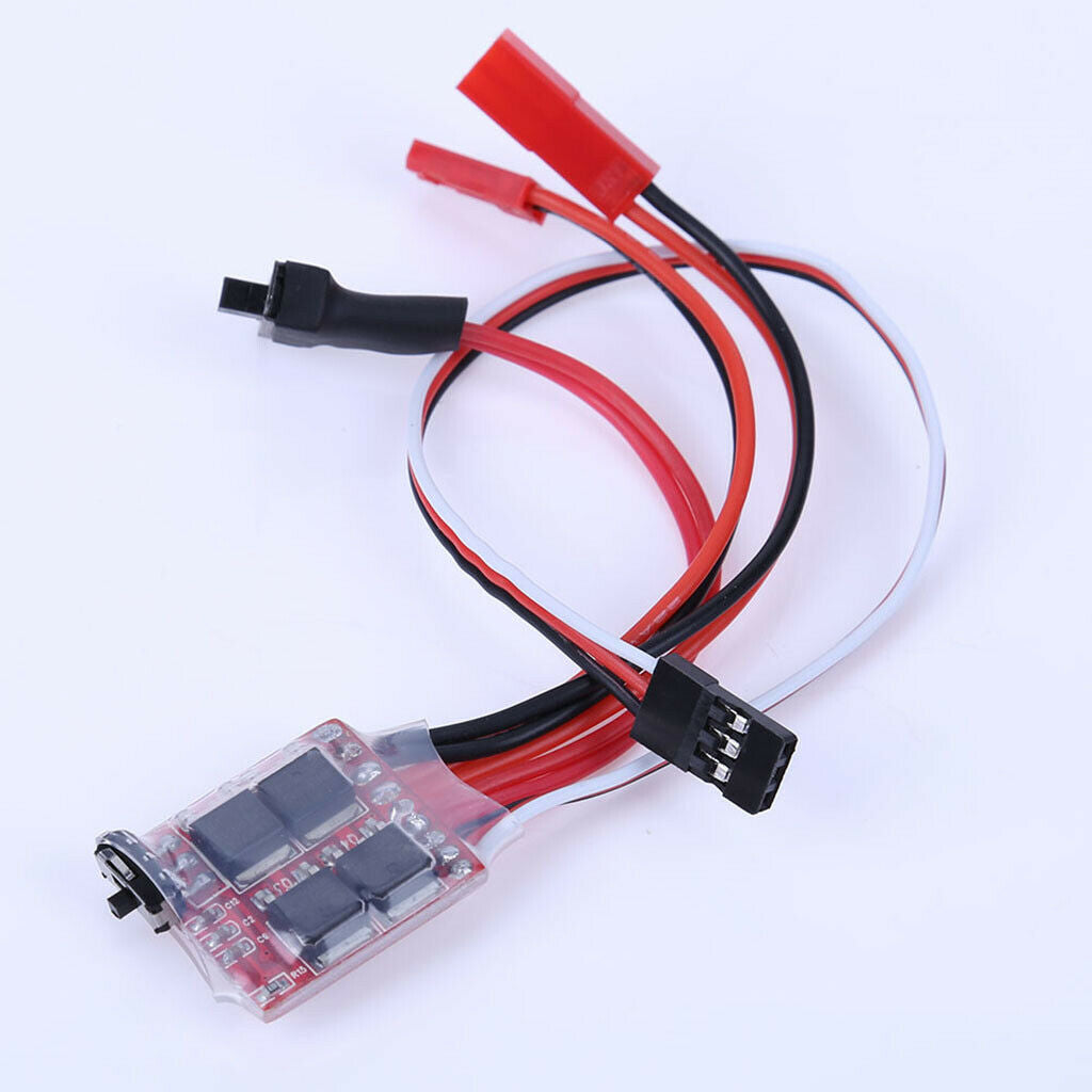 RC ESC 20A BRUSHED MOTOR SPEED CONTROLLER TWO-WAY FOR RC CAR BOAT ACCESSORY
