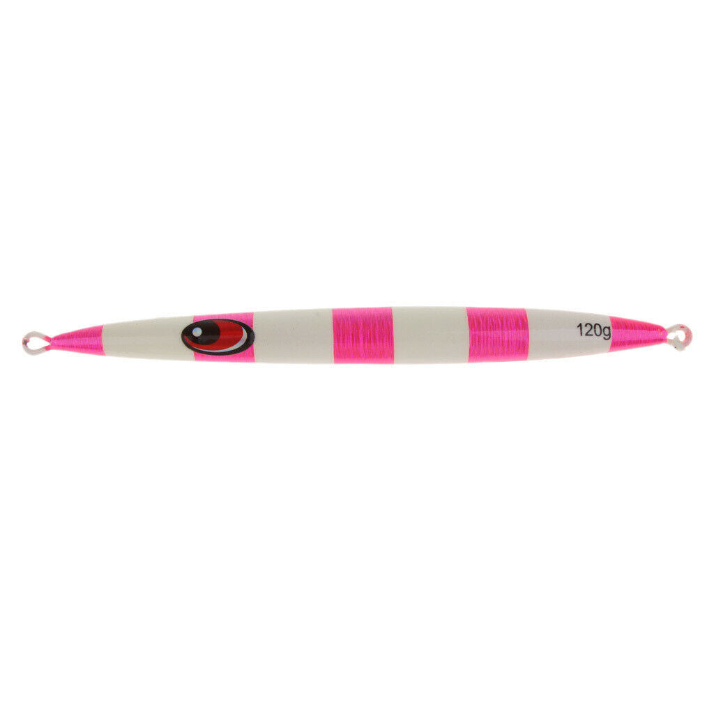 Heavy Fishing Lure Metal Bait Casting Lure Deep Spoon Bass Jig Pink